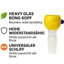 Heavy Yellow Glass Bong Bowl 18.8 mm Joint