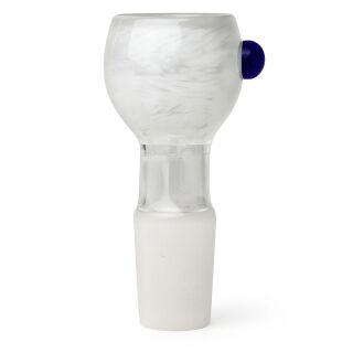 Heavy White Glass Bowl 18.8 mm Joint
