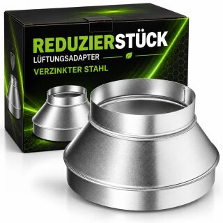 Reducer 200 mm / 350 mm Metal – Ventilation Reduction Adapter