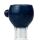Bong Glas Kopf Heavy Blau 18,8 mm Schliff 3-teiliges Set