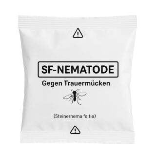 SF Nematoden 3 Mio. - gegen Trauermücken Nützlinge