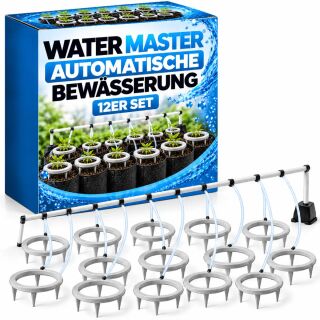 Water Master Tropf Bewässerung 12er Set - Automatische Bewässerung