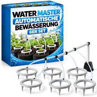 Water Master Tropf Bewässerung 6er Set - Automatische Bewässerung