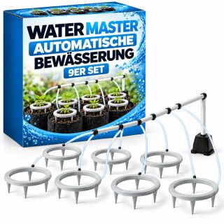 Water Master Tropf Bewässerung 9er Set - Automatische Bewässerung
