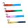 Color Grad Glass Pipe Rubber 4-teiliges Set