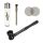 Mini Aluminium Pfeife 8,5 cm 4-teiliges Set