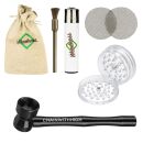 Mini Aluminium Pfeife 8,5 cm 6-teiliges Set