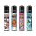 Clipper Feuerzeug Set 4 Stück Big Balls Serie - Limited Ligther