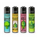 Clipper Feuerzeug Set 4 Stück Vegan Serie - Limited...
