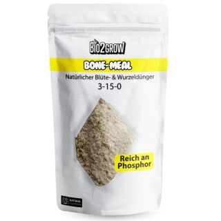 Bio2Grow Bonemeal 500 Gramm - Natürliche Phosphor- & Kalziumquelle