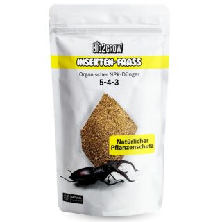 Bio2Grow Insekten Frass 3000 Gramm - Natürlicher Bodenaktivator