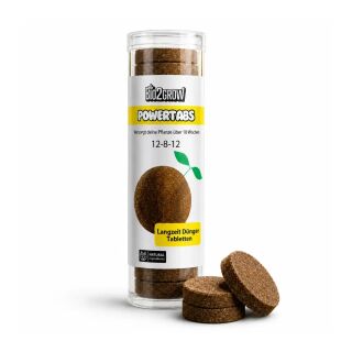 Bio2grow Power Tabs 25 Stück - Langzeitdünger