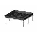 Grow Tisch 100x100x25 cm - Fließtisch Hydroponisch
