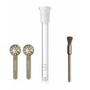 Glas Chillum Adapter 18,8 mm auf 14.5 mm Schliff 15 cm...