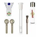 Glas Chillum Adapter 18,8 mm auf 14.5 mm Schliff 15 cm...