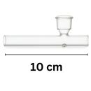 Glas-Pfeife im Koffer 10 cm 5-teiliges Set