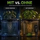 Grow Heizstab 200 Watt mit Anzeige - Wasser Heizung