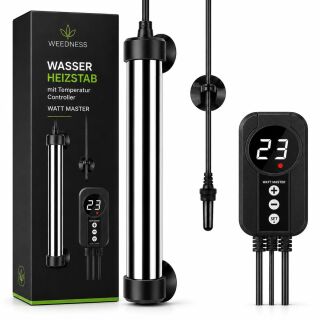 Grow Heizstab 500 Watt mit Anzeige - Wasser Heizung