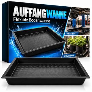 Flexible Auffangwanne 40x40x12 cm – Flex Tray Pflanzwanne für Growbox