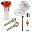 Glas-Bong-Kopf Heavy Rot 18,8 mm Schliff 5-teiliges Set