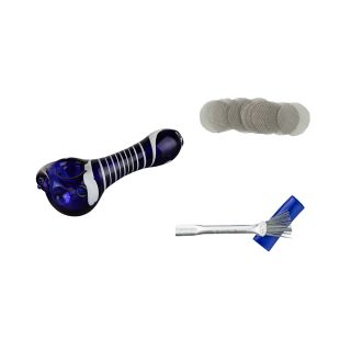 Glass pipe 13 cm Nicsch in a set of 3 pieces