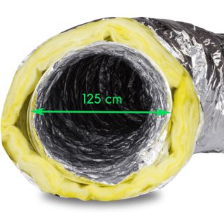 Isoflex tube 125 mm 1 meter
