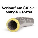 Isoflexrohr 150 mm - 1 Meter Isolierter Lüftungsschlauch